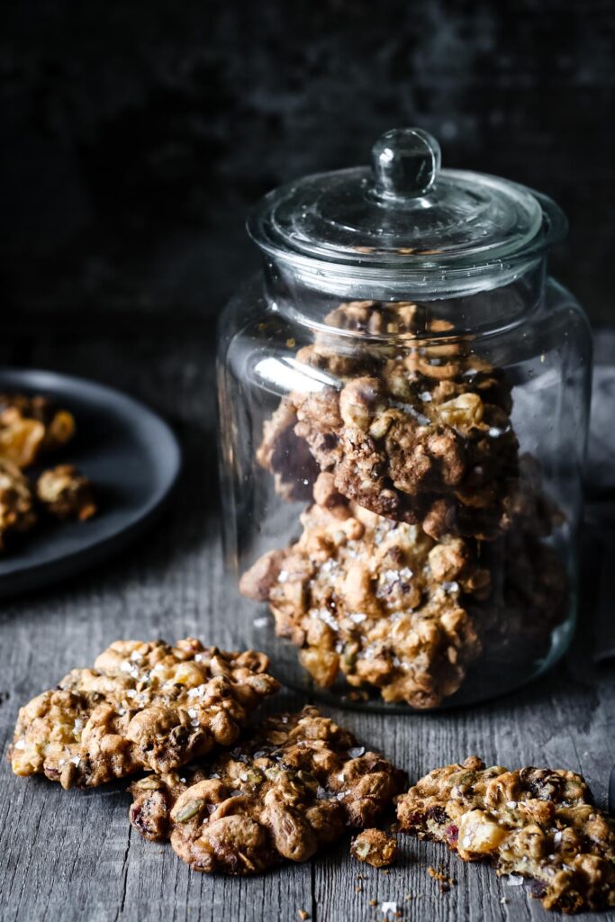 Trail mix cookies