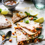 CURRY VEGGIE QUESADILLAS